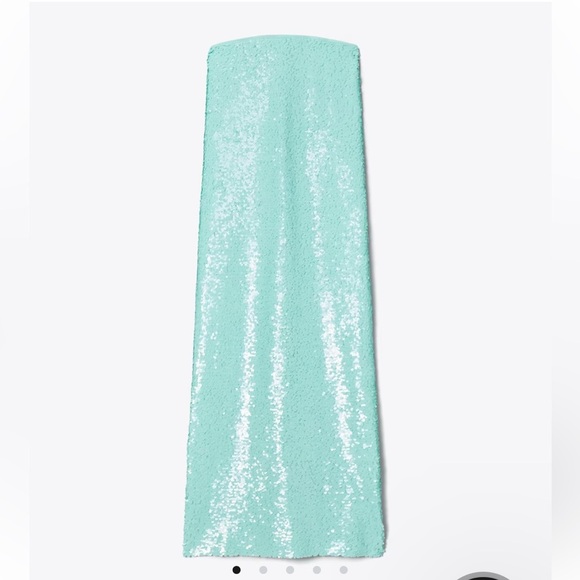 Tory Burch Sequin Mesh Strapless Dress - Picture 6 of 11